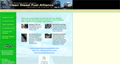 Desktop Screenshot of clean-diesel.org